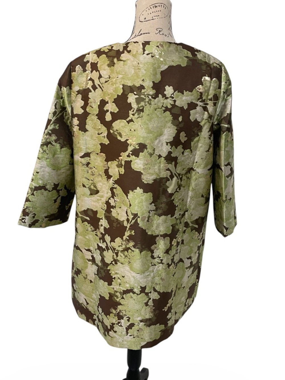 Tuckernuck Floral Jacquard Dress & Jacket Set Size S/M Knee-Length Pockets - Picture 12 of 14